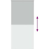 vidaXL Rolo zavjesa Blackout svijetlo siva 95x210 cm Širina tkanine | shoptok.hr