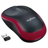 Logitech M185 Wireless crveni miš Retail cene