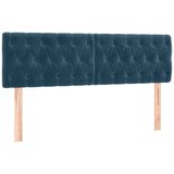  LED uzglavlje tamnoplavo 144x7x78/88 cm baršunasto | Eponuda.com