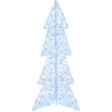  Božićno drvce s 100 LED svjetlima Hladna bijela 120 cm Akril | Eponuda.com