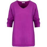 Pri Classic, warm women's V-neck sweater ROSALIA | shoptok.hr