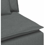  Modularni kauč s naslonom za ruke i jastucima tamno sivi 100 cm | Shoptok.si