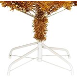 vidaXL Božično drevo med 300 LED z stojalom Zlata 180 cm PET | Shoptok.si