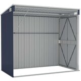vidaXL Zidno vrtno spremište antracit 118 x 194 x 178 cm čelično | shoptok.hr