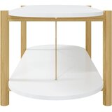  Stolić za kavu bijeli 110 x 48 x 40 cm od konstruiranog drva | shoptok.hr