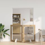  Vrata za pse s postoljem 2 pcs Hrast artisan 100 x 100 cm | shoptok.hr