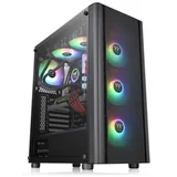 V250 tg argb air mid tower, tempered glass, 3x 120mm argb fans, 1x 120mm standard