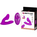 Pretty Love Melvin Dual Massager with Remote Control Purple | shoptok.hr