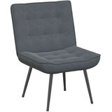 vidaXL stolica za opuštanje tamnosiva 64x74x84 cm baršun | shoptok.hr