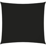 vidaXL Senčno jadro oksford blago kvadratno 7x7 m črno | Shoptok.si