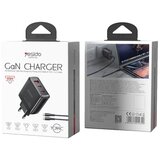  Zidni punjač Yesido YC144C 65W 3.25A 1 x USB-A - 2 x USB-C s USB-C kabelom crni | Shoptok.si
