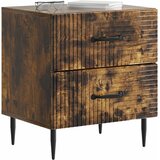  Noćni ormar s ladicama Dimljeni hrast 43 x 34,5 x 47,5 cm | Eponuda.ba