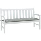  Jastuk za vrtnu klupu prošarano svjetlosivi 150x50x7 cm tkanine | Eponuda.com