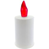  LED sveća LED/2xAA topla bela 10,8 cm bela/crvena | Eponuda.com