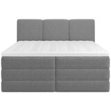 MID.YOU POSTELJA BOXSPRING 160 cm x 200 cm , les, tekstil, leseni material antracit | Shoptok.si
