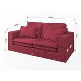 Ropez Crvena sofa 196 cm Nora – | shoptok.hr