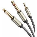 Ugreen Kabel TRS AV126 3,5 mm do 2x TS - 1m (siv), (20627353) | Shoptok.si