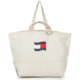 Tommy Jeans Nakupovalne torbe TJW WAVE FLAG MED TOTE Bež Cene