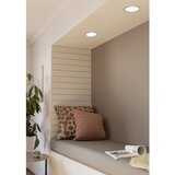 Eglo Fueva 5 ugradbena led, 10,5w, 1350lm, prečnik 166, ip44, bela/hrom/plastika | Eponuda.com