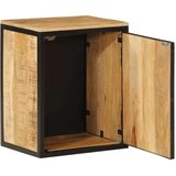 vidaXL Kopalniška omarica 40x30x50 cm trden mangov les in železo | Shoptok.si