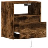  Zidni TV ormarić s LED svjetlima boja hrasta 41x31x45 cm | shoptok.hr