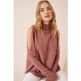 Happiness İstanbul Sweater - Pink - Oversize Cene