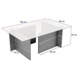 Hanah home sto za dnevnu sobu vetrino wood black