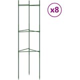 vidaXL Mreža za paradižnik 8 kosov 116 cm jeklo PP | Shoptok.si
