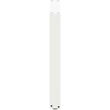 vidaXL Noge kavne mizice U-oblika 2 kosa bela 80x(72-73)cm jeklo | Shoptok.si