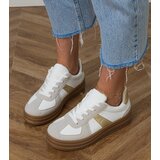 Gemre White women's platform sneakers Serila | Shoptok.si