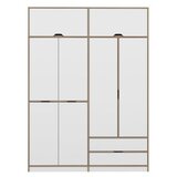 Hanah home Ormar Elina 185x253x52cm Bijelo-bež | Eponuda.ba