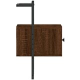 vidaXL Noćni ormarić zidni boja hrasta 35x30x51 cm konstruirano drvo | shoptok.hr