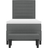  Krevet s opruga kutije Tamno siva 90 x 190 cm tkanina | shoptok.hr