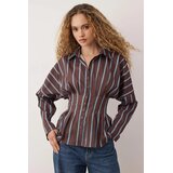 TRENDYOLMILLA Ženska košulja Twoaw26Go00113, smeđa | Eponuda.com