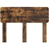 vidaXL Vzglavje z vzglavjem Dimljeni oreh 120 cm Konstruiran les | Shoptok.si