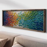 WALLXPERT LAC098-120 Multicolor Decorative Framed MDF Painting Cene
