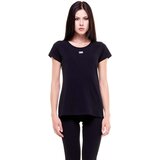Leone 1947 Majice s kratkimi rokavi Woman T-Shirt Short Sleeves Basic 1947 Črna | Shoptok.si