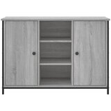  Komoda siva boja hrasta 100 x 35 x 70 cm od konstruiranog drva | shoptok.hr