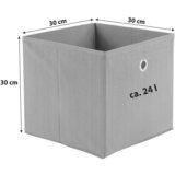 XXXL Zložljiva Škatla Cubi New, Temno Siva | Shoptok.si