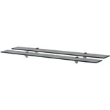 vidaXL Police 2 kosa steklo 100x20 cm 8 mm, (20765420) | Shoptok.si