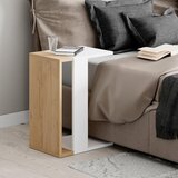 Livetastic Klubska Mizica Zetti, Bela, Barva Hrasta | Shoptok.si