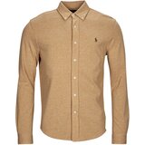 Polo Ralph Lauren CHEMISE AJUSTEE COL BOUTONNE EN POLO FEATHERWEIGHT Bež Cijene