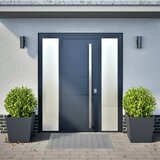  Vrtne sadilice 2 kom antracit 50 x 50 x 50 cm čelične | shoptok.hr