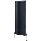 Monster tradicionalni radiator z 2 stolpcema - 1800 x 562 mm - antracitno siva, (21569748) Cene