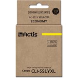 Actis KC-551Y Ink (replacement for Canon CLI-551Y; Standard; 12 ml; yellow) | shoptok.hr