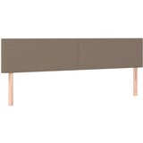  Box spring postelja z vzmetnico taupe 80x200 cm blago, (20792117) | Shoptok.si