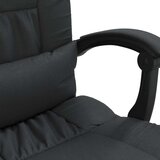  Pisarniški stol črno umetno usnje, (20669296) | Shoptok.si
