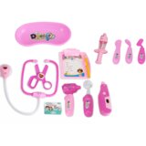  Medicinski set Little Doctor sa zvučnim i svijetlosnim efektima - rozi | Shoptok.si