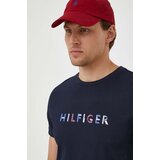 Tommy Hilfiger Bombažna kratka majica mornarsko modra barva | Shoptok.si