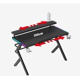 Hero 5.0 RGB crni igraći stol 120 cm | shoptok.hr